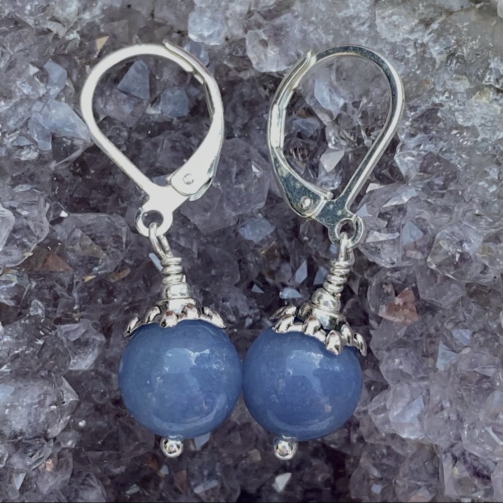 Blue Aventurine Earrings